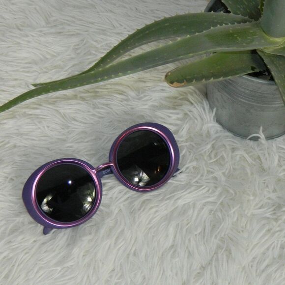 PERVERSE SUNGLASSES PURPLE ROUND - Picture 1 of 7